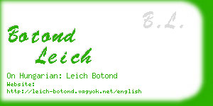 botond leich business card